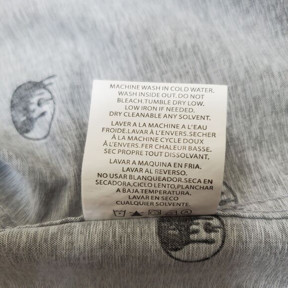 Molokai Surf Co. Shirt Men's XL Yin Yang Gray Yin Yang Button Down Short Sleeve - Picture 11 of 12